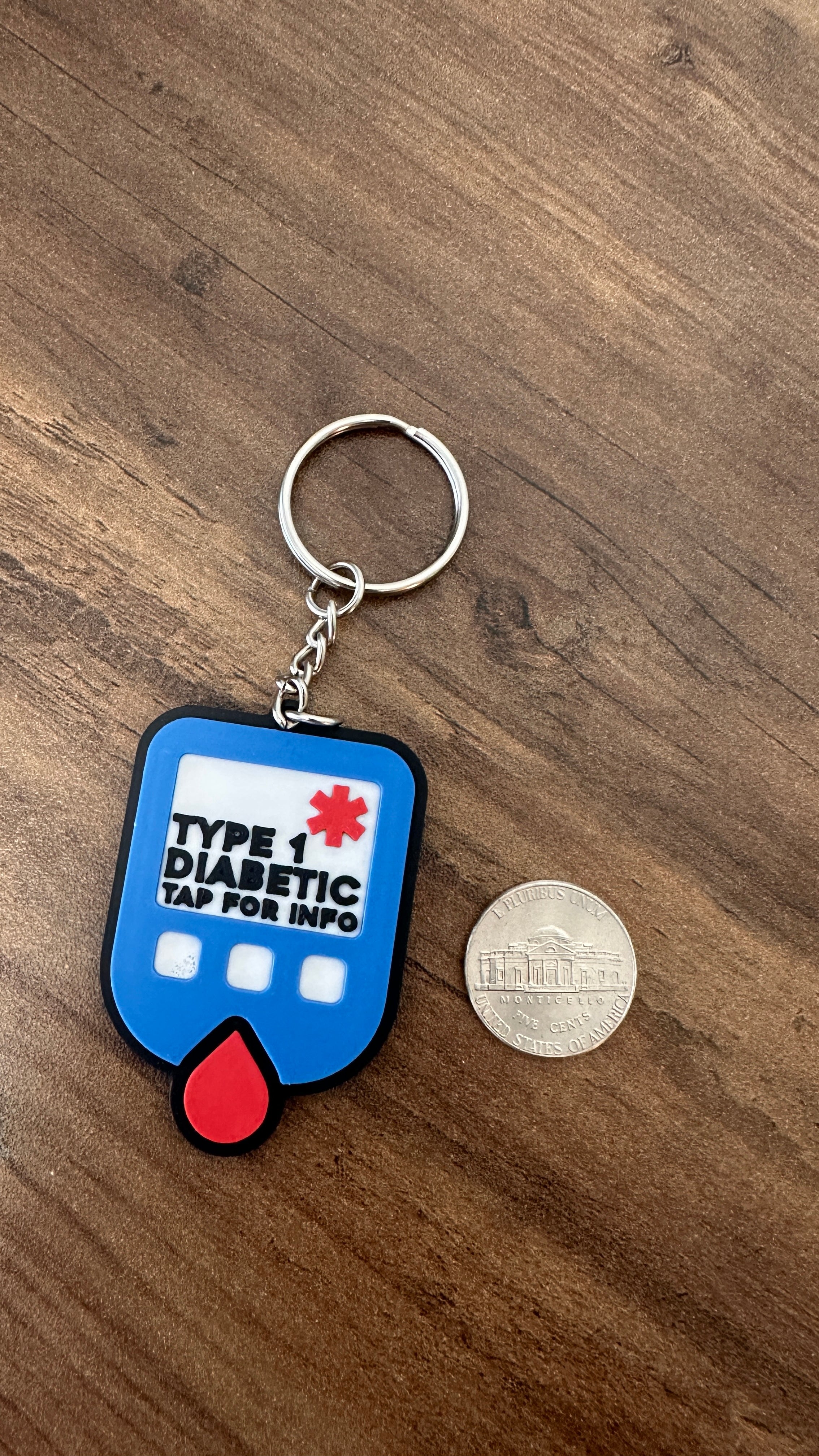 Diabetic Medical Alert NFC Tag – Type 1 & Type 2 | Scannable Emergency Info