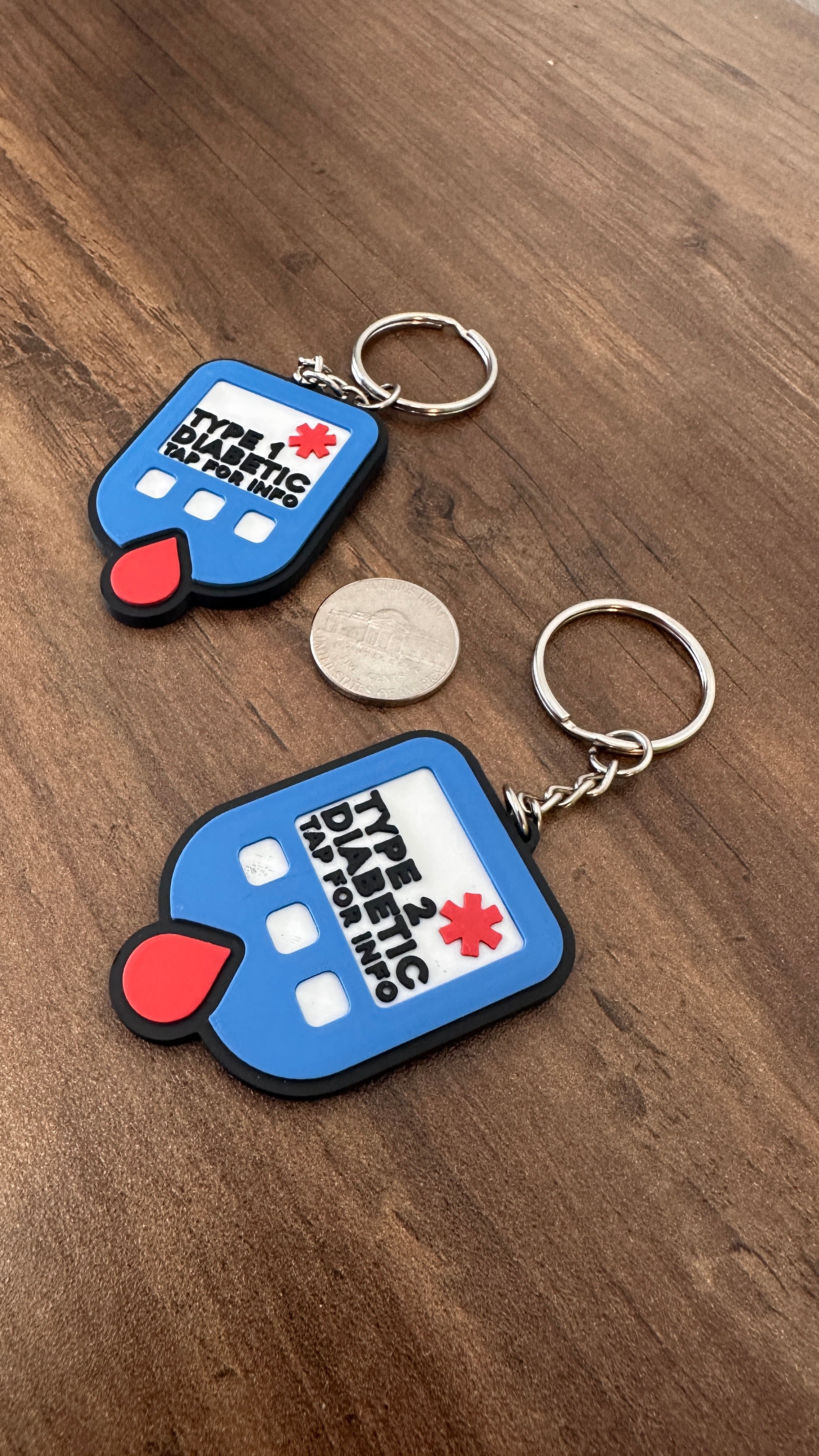 Diabetic Medical Alert NFC Tag – Type 1 & Type 2 | Scannable Emergency Info