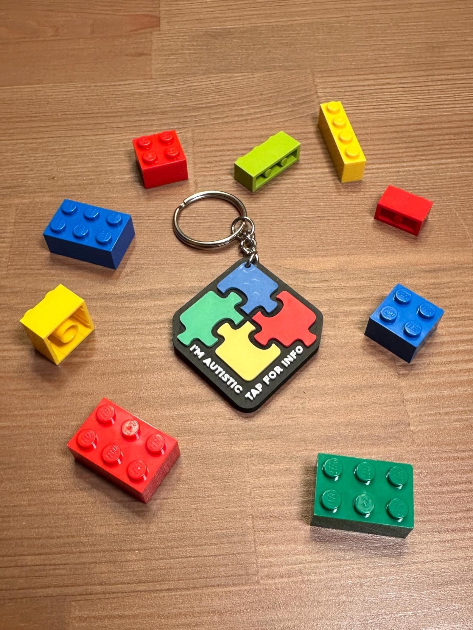 Autism NFC Backpack Tag | Customizable 3D Printed Safety Tag