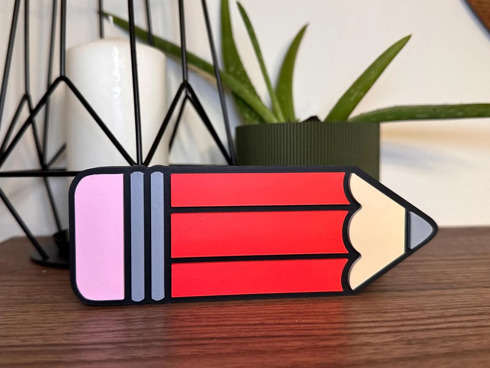 Pencil Dry Erase Marker Holder for Thin Markers | 3D Printed Magnetic or Non-Magnetic Whiteboard Organizer | Teacher Gift