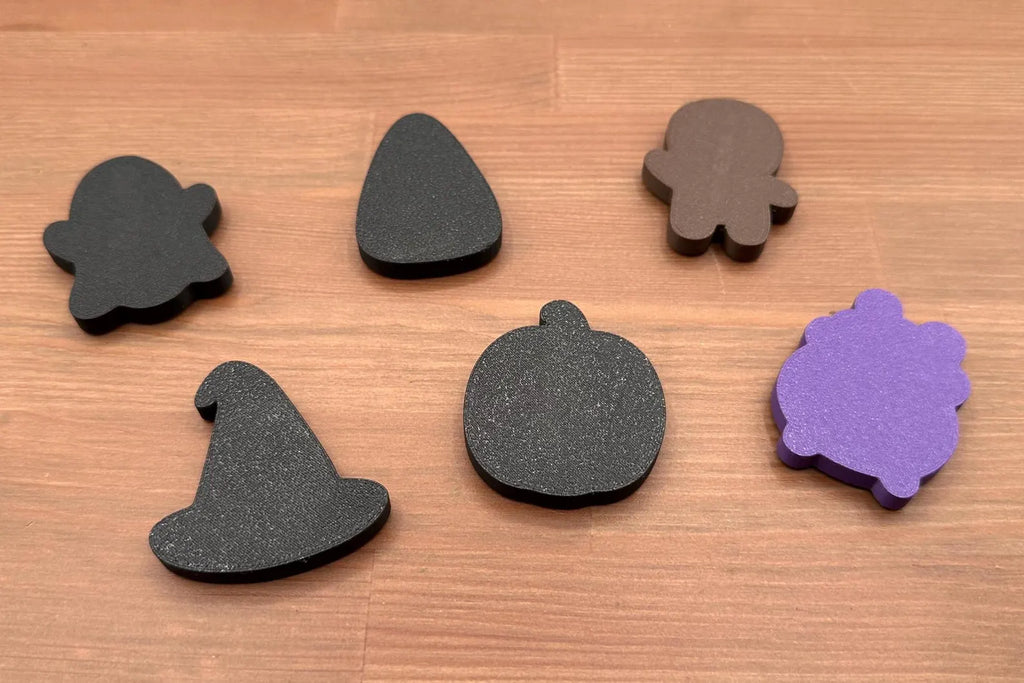Halloween Magnets – Choose Ghost, Pumpkin, Candy Corn, Witch Hat, Mummy or Witch Brew | 3D Printed Fridge Magnets | Spooky Decor