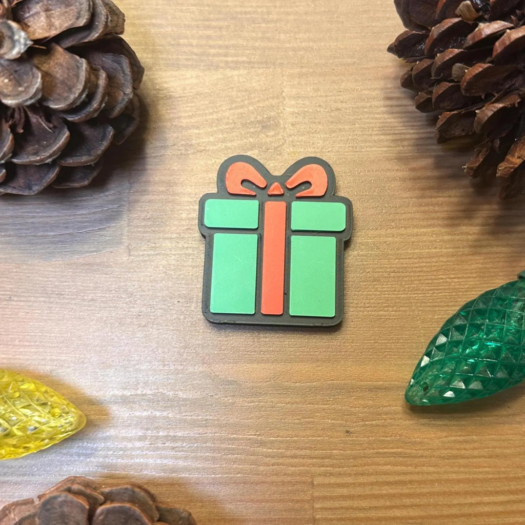 Christmas Magnet Set | Hidden Magnets | Snowman, Tree, Ornament, Candy Cane, Peppermint | Winter Fridge Decor | 3D Printed