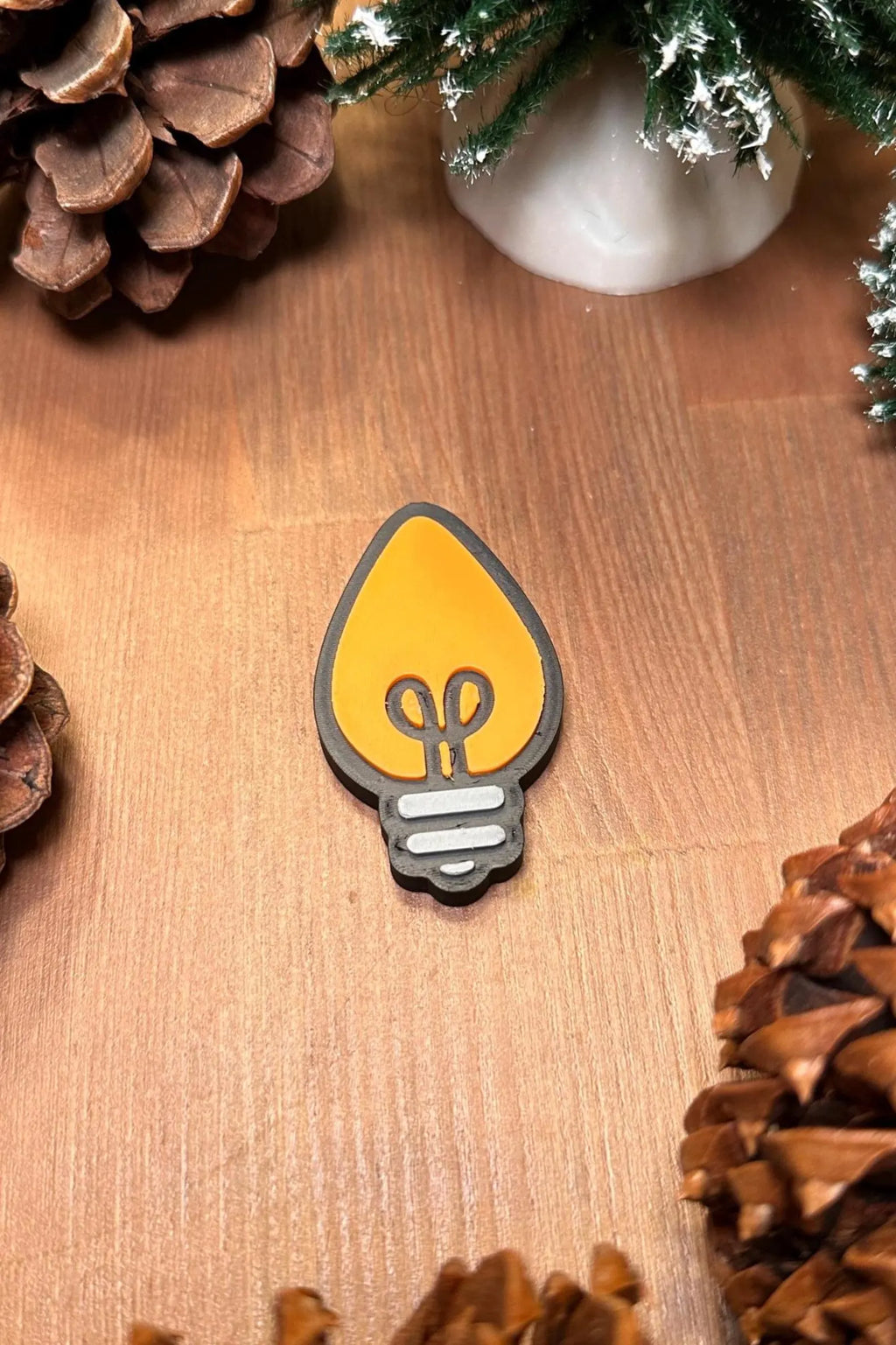 3D Printed Christmas Light Magnets – Festive Holiday Décor