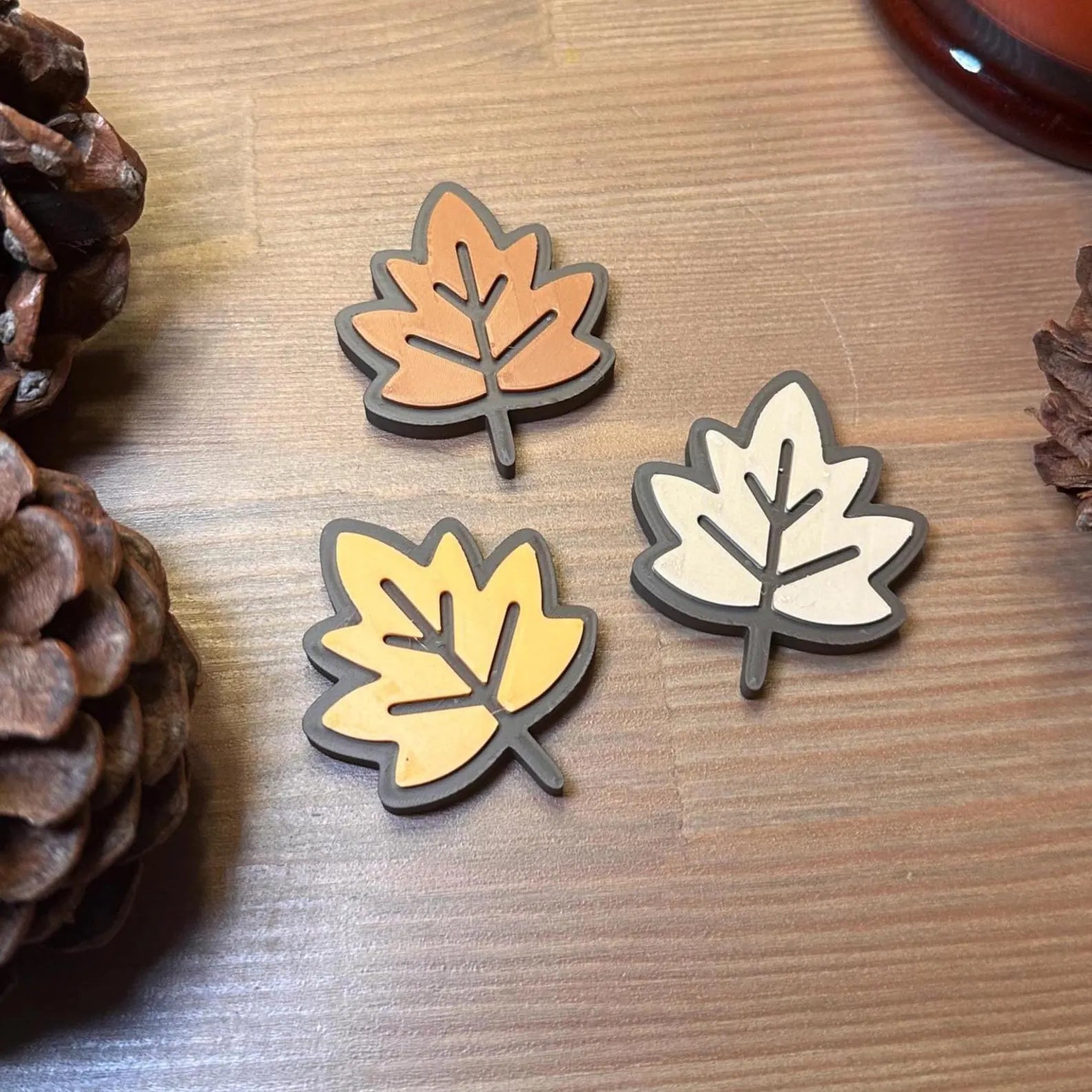 3D Printed Fall Magnet Set | Autumn Fridge Decor