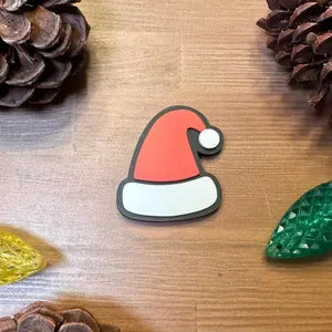 Christmas Magnet Set | Hidden Magnets | Snowman, Tree, Ornament, Candy Cane, Peppermint | Winter Fridge Decor | 3D Printed